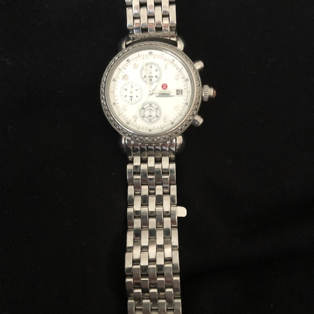 Michele diamond watch